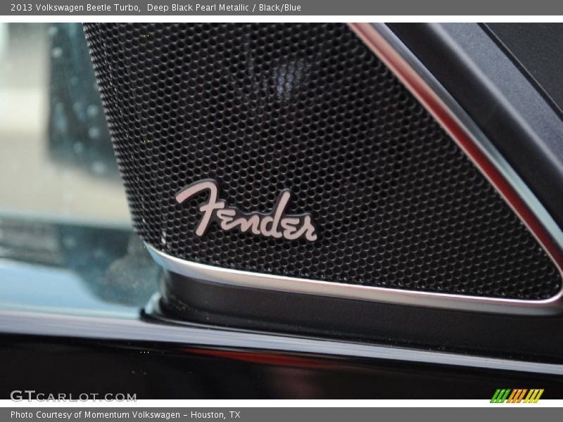 Deep Black Pearl Metallic / Black/Blue 2013 Volkswagen Beetle Turbo