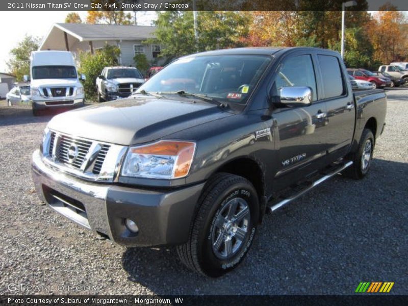 Smoke Gray / Charcoal 2011 Nissan Titan SV Crew Cab 4x4