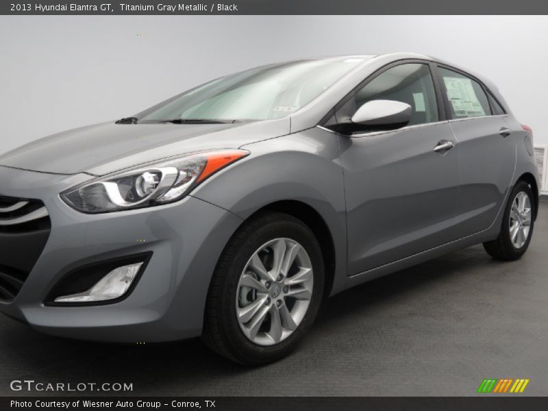 Titanium Gray Metallic / Black 2013 Hyundai Elantra GT