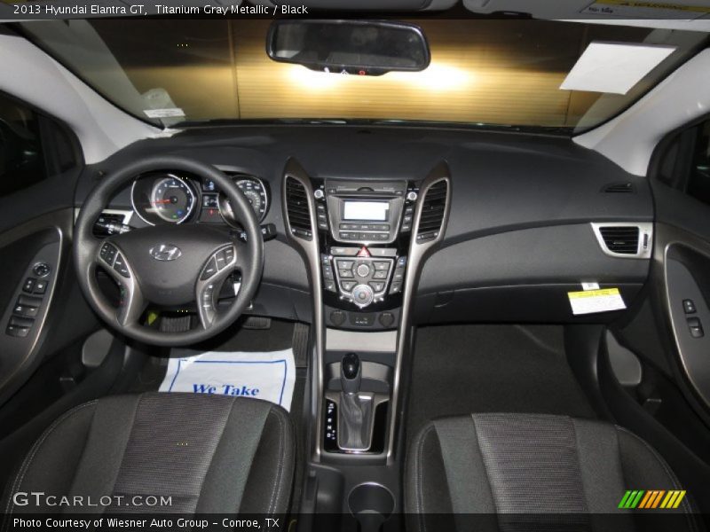 Titanium Gray Metallic / Black 2013 Hyundai Elantra GT