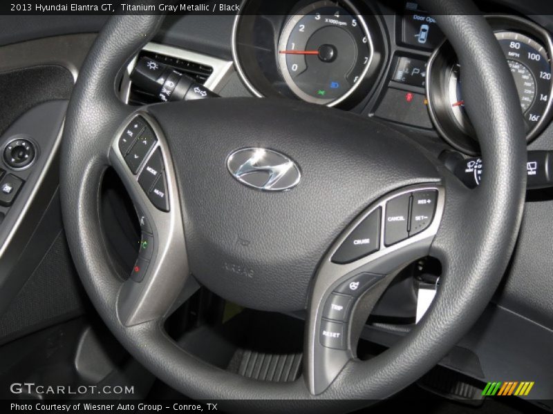 Titanium Gray Metallic / Black 2013 Hyundai Elantra GT