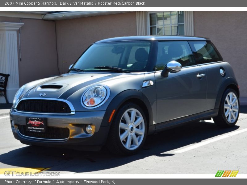 Dark Silver Metallic / Rooster Red/Carbon Black 2007 Mini Cooper S Hardtop