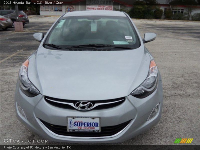 Silver / Gray 2013 Hyundai Elantra GLS