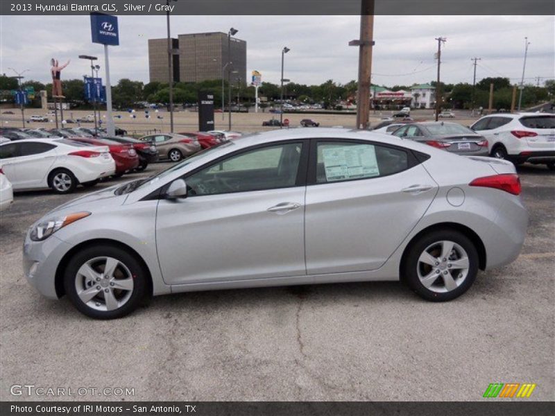 Silver / Gray 2013 Hyundai Elantra GLS
