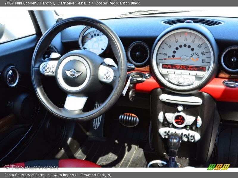 Dark Silver Metallic / Rooster Red/Carbon Black 2007 Mini Cooper S Hardtop