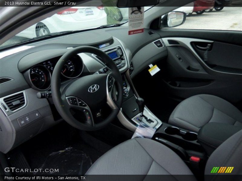 Silver / Gray 2013 Hyundai Elantra GLS