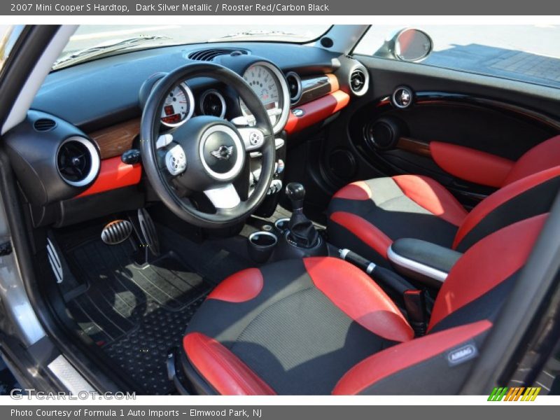 2007 Cooper S Hardtop Rooster Red/Carbon Black Interior