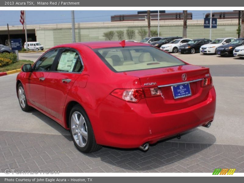 Milano Red / Parchment 2013 Acura TSX