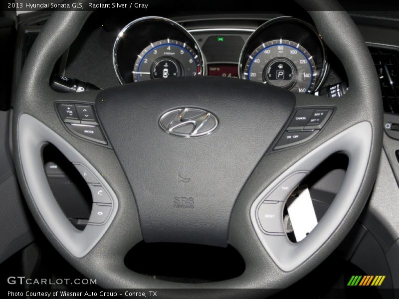 Radiant Silver / Gray 2013 Hyundai Sonata GLS
