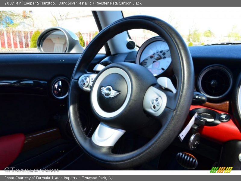 Dark Silver Metallic / Rooster Red/Carbon Black 2007 Mini Cooper S Hardtop