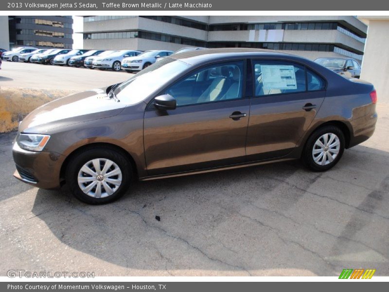 Toffee Brown Metallic / Latte Macchiato 2013 Volkswagen Jetta S Sedan