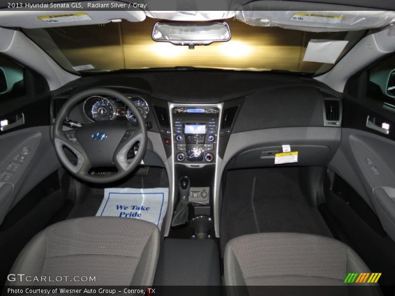 Radiant Silver / Gray 2013 Hyundai Sonata GLS