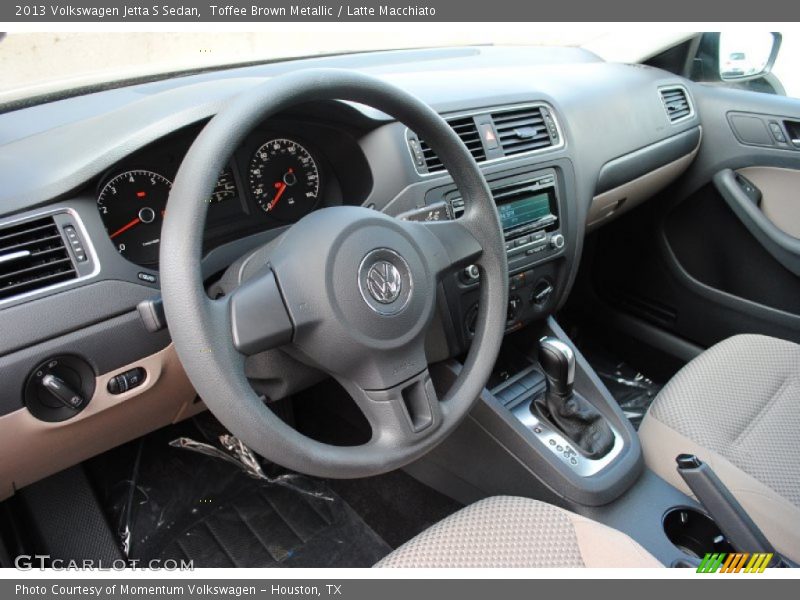 Toffee Brown Metallic / Latte Macchiato 2013 Volkswagen Jetta S Sedan