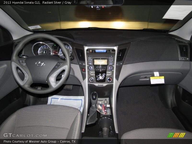 Radiant Silver / Gray 2013 Hyundai Sonata GLS