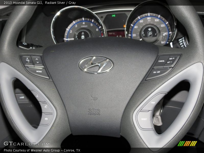 Radiant Silver / Gray 2013 Hyundai Sonata GLS