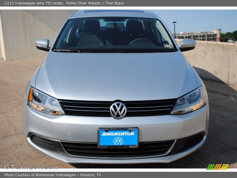 Reflex Silver Metallic / Titan Black 2013 Volkswagen Jetta TDI Sedan