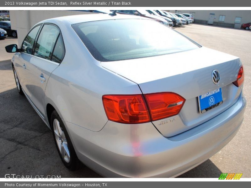 Reflex Silver Metallic / Titan Black 2013 Volkswagen Jetta TDI Sedan