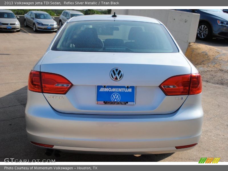 Reflex Silver Metallic / Titan Black 2013 Volkswagen Jetta TDI Sedan