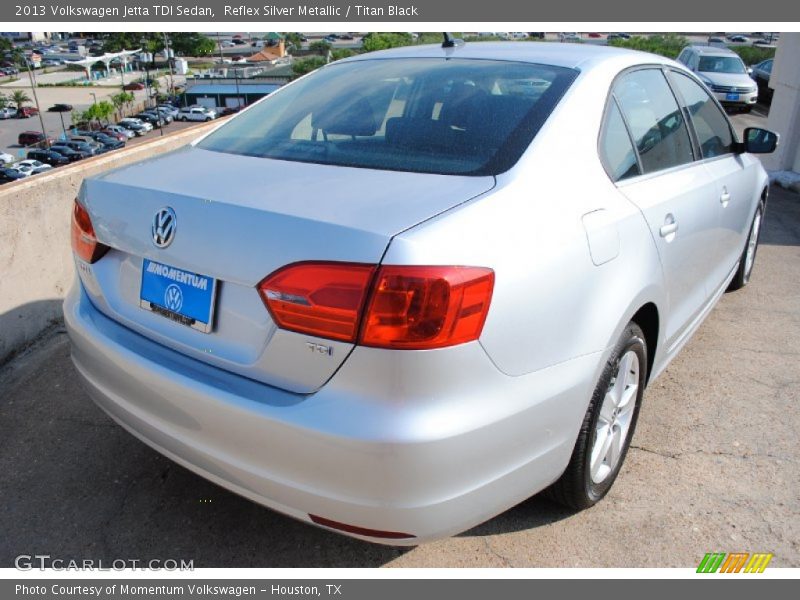 Reflex Silver Metallic / Titan Black 2013 Volkswagen Jetta TDI Sedan