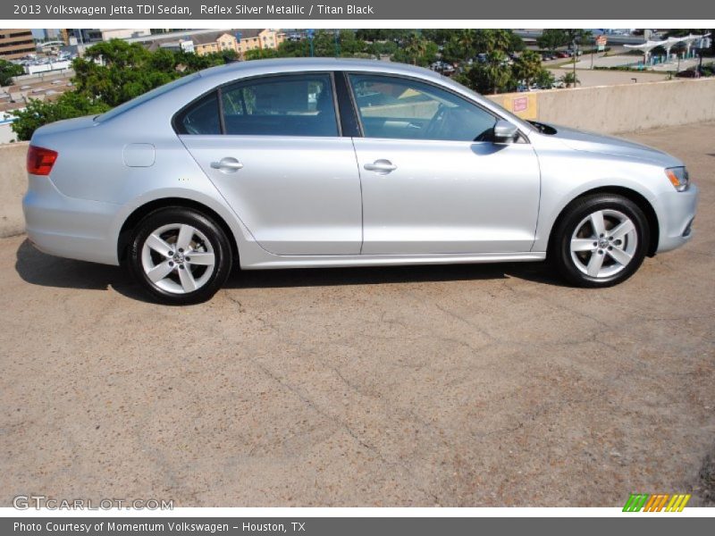 Reflex Silver Metallic / Titan Black 2013 Volkswagen Jetta TDI Sedan