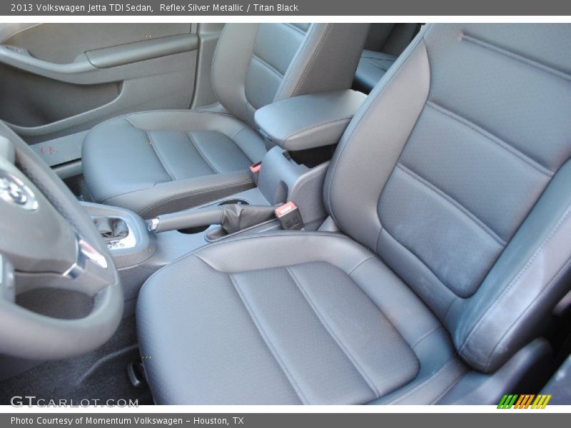 Reflex Silver Metallic / Titan Black 2013 Volkswagen Jetta TDI Sedan