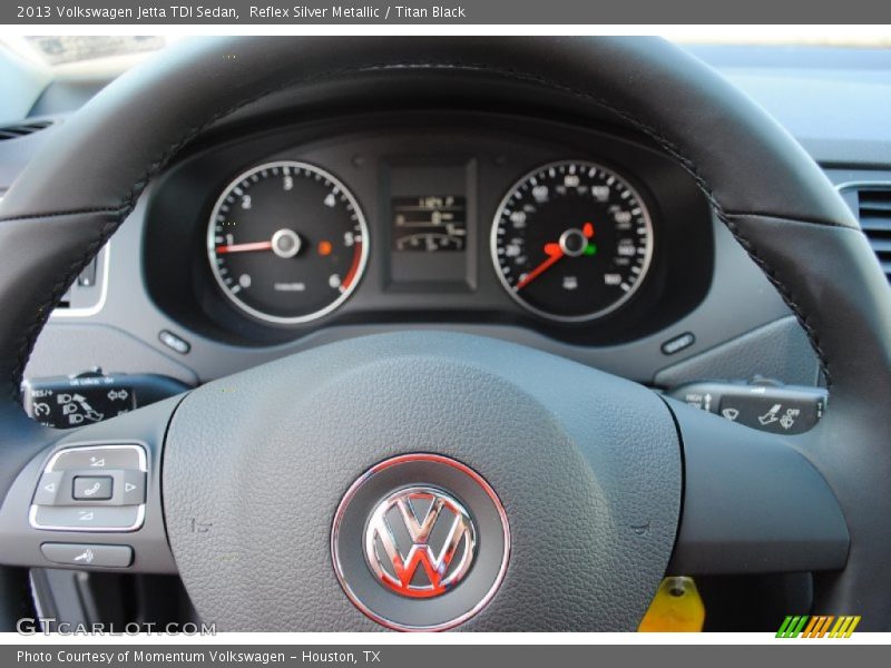 Reflex Silver Metallic / Titan Black 2013 Volkswagen Jetta TDI Sedan