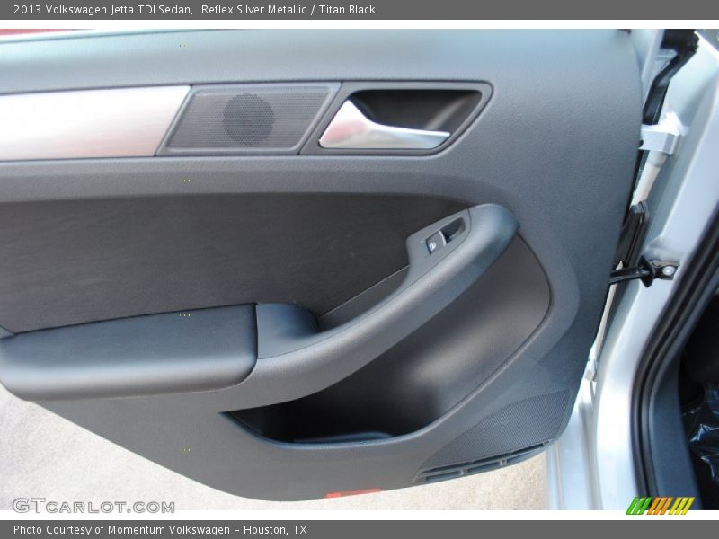 Reflex Silver Metallic / Titan Black 2013 Volkswagen Jetta TDI Sedan