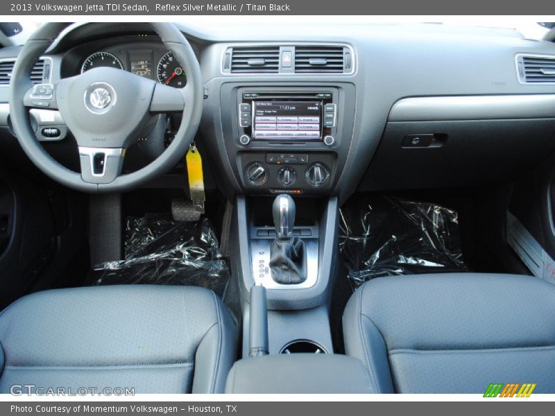 Reflex Silver Metallic / Titan Black 2013 Volkswagen Jetta TDI Sedan