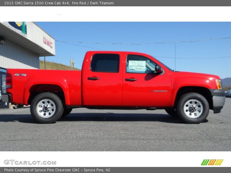 Fire Red / Dark Titanium 2013 GMC Sierra 1500 Crew Cab 4x4