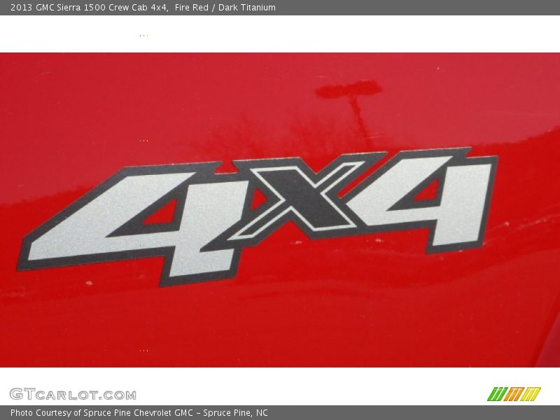 Fire Red / Dark Titanium 2013 GMC Sierra 1500 Crew Cab 4x4