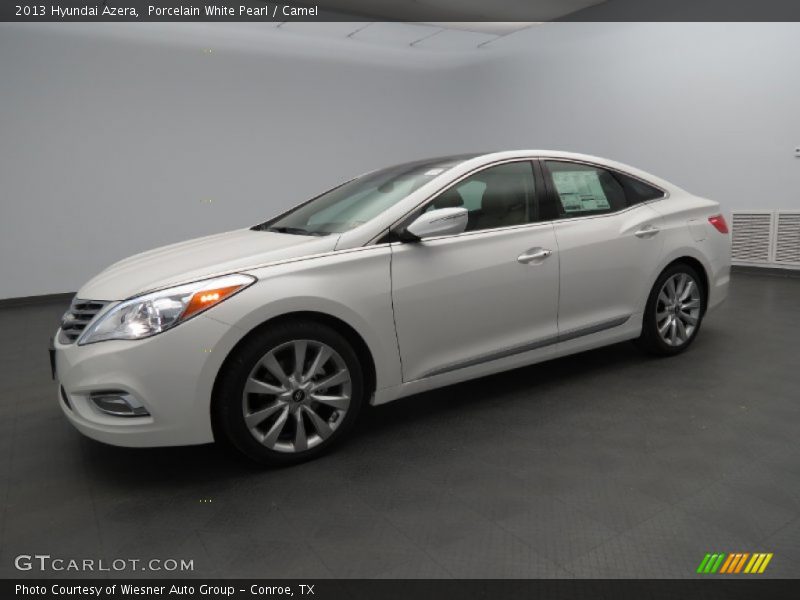 Porcelain White Pearl / Camel 2013 Hyundai Azera