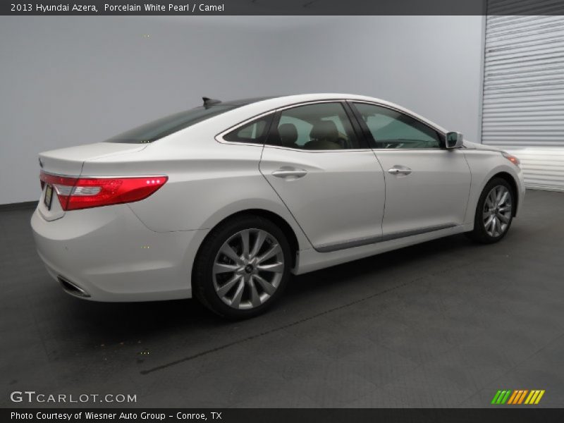 Porcelain White Pearl / Camel 2013 Hyundai Azera