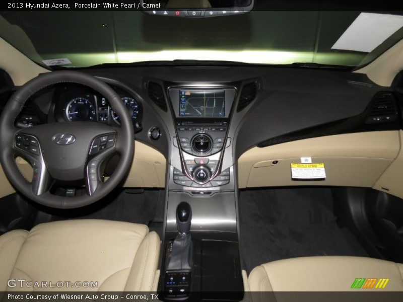 Porcelain White Pearl / Camel 2013 Hyundai Azera