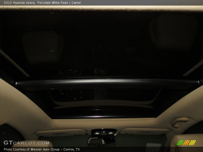 Porcelain White Pearl / Camel 2013 Hyundai Azera