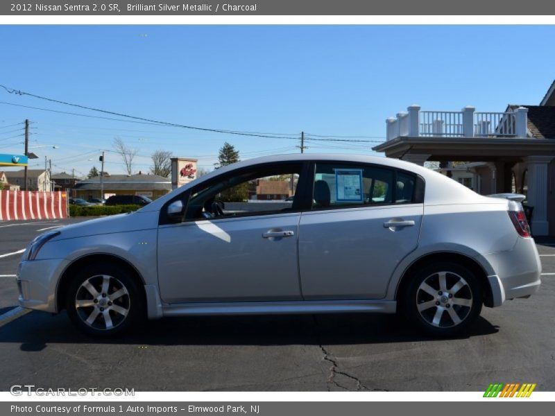 Brilliant Silver Metallic / Charcoal 2012 Nissan Sentra 2.0 SR