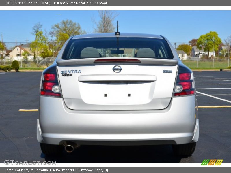Brilliant Silver Metallic / Charcoal 2012 Nissan Sentra 2.0 SR