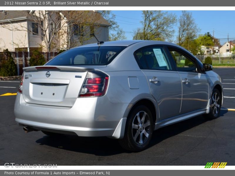 Brilliant Silver Metallic / Charcoal 2012 Nissan Sentra 2.0 SR