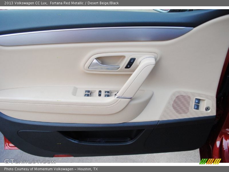 Fortana Red Metallic / Desert Beige/Black 2013 Volkswagen CC Lux