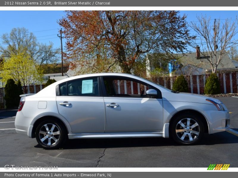 Brilliant Silver Metallic / Charcoal 2012 Nissan Sentra 2.0 SR