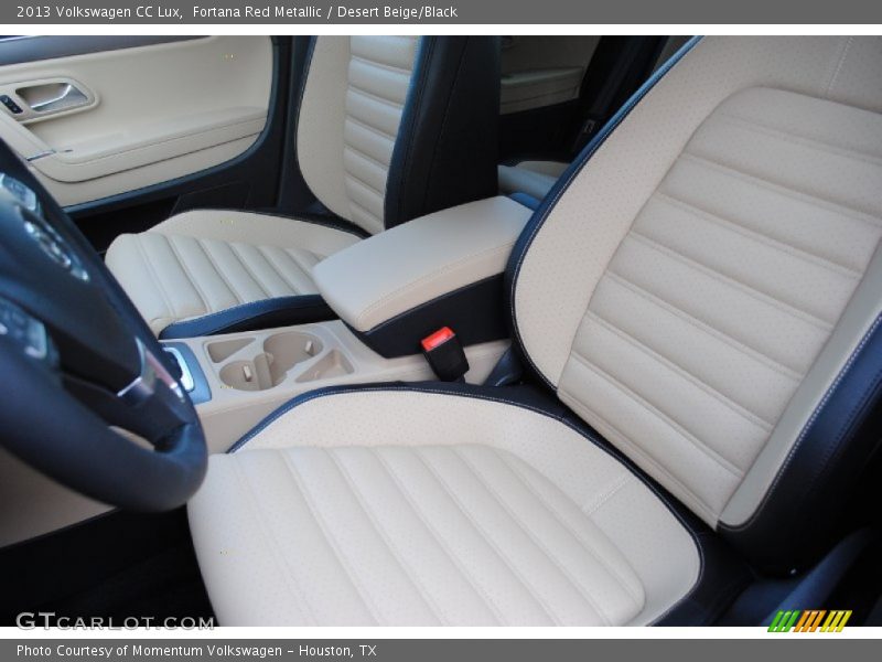 Fortana Red Metallic / Desert Beige/Black 2013 Volkswagen CC Lux