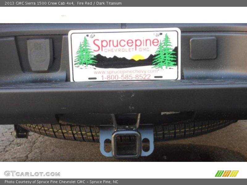 Fire Red / Dark Titanium 2013 GMC Sierra 1500 Crew Cab 4x4