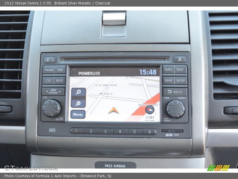 Brilliant Silver Metallic / Charcoal 2012 Nissan Sentra 2.0 SR