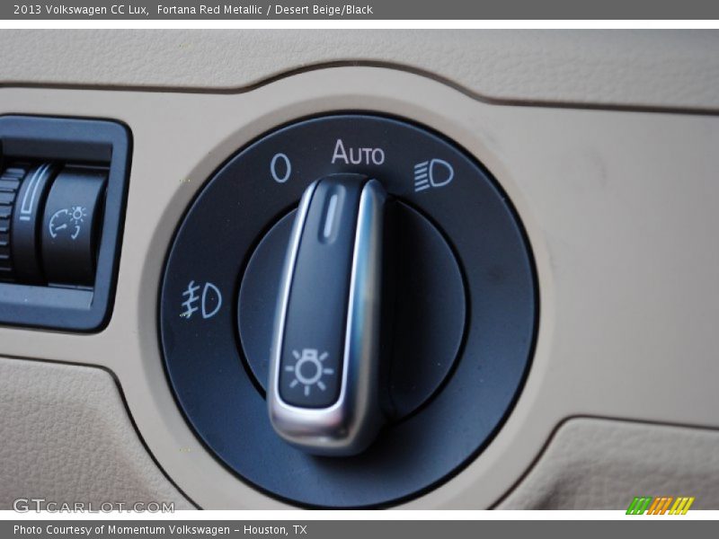 Fortana Red Metallic / Desert Beige/Black 2013 Volkswagen CC Lux