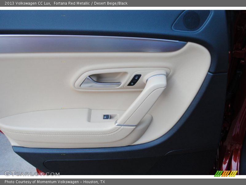 Fortana Red Metallic / Desert Beige/Black 2013 Volkswagen CC Lux