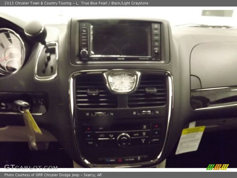 True Blue Pearl / Black/Light Graystone 2013 Chrysler Town & Country Touring - L