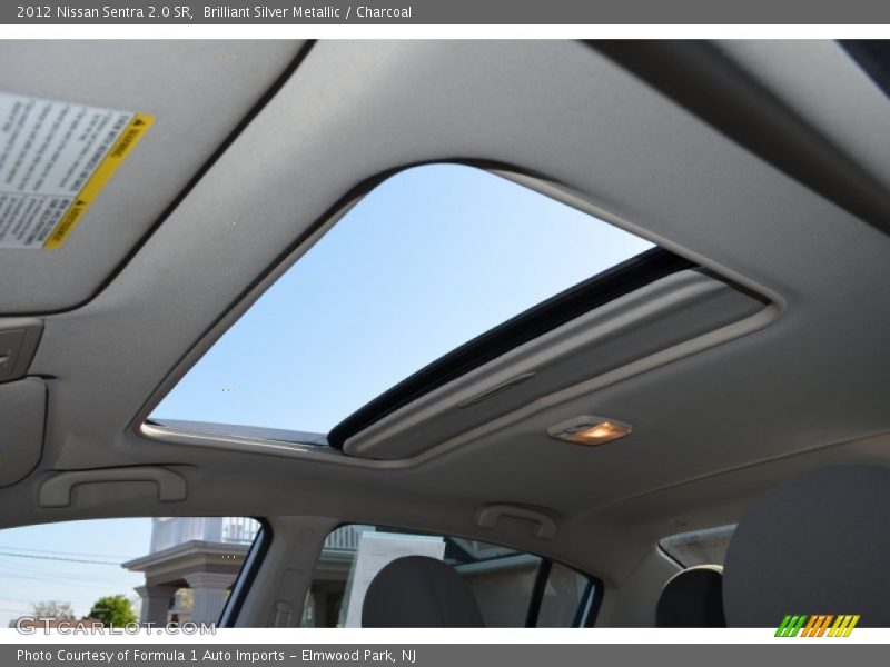 Brilliant Silver Metallic / Charcoal 2012 Nissan Sentra 2.0 SR