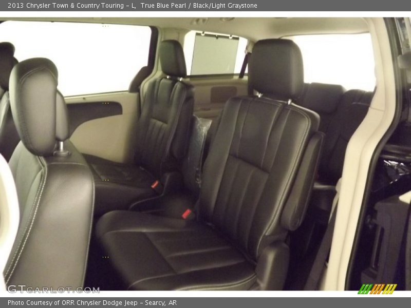 True Blue Pearl / Black/Light Graystone 2013 Chrysler Town & Country Touring - L