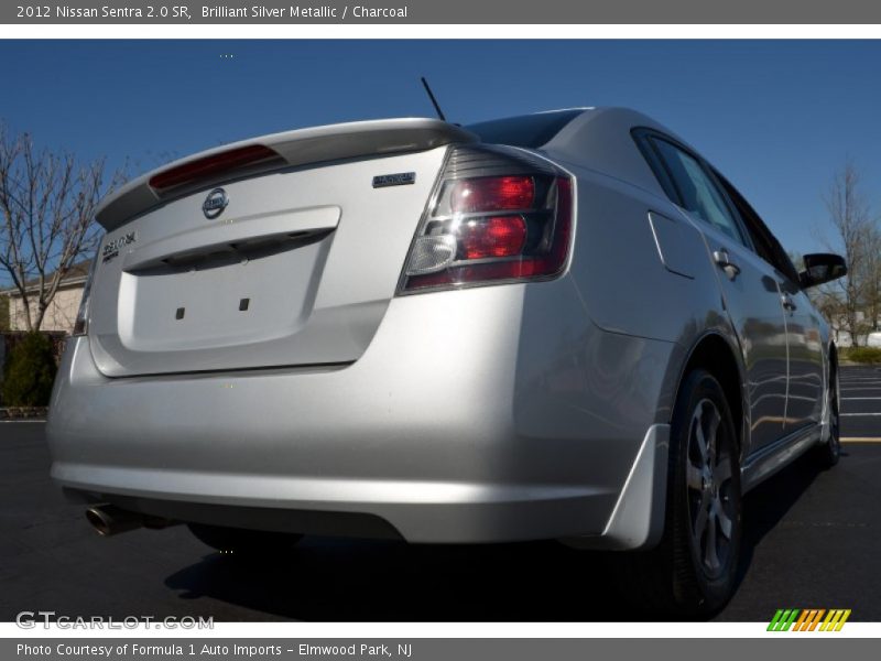 Brilliant Silver Metallic / Charcoal 2012 Nissan Sentra 2.0 SR