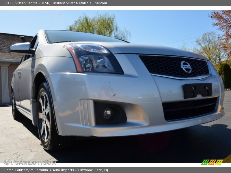 Brilliant Silver Metallic / Charcoal 2012 Nissan Sentra 2.0 SR