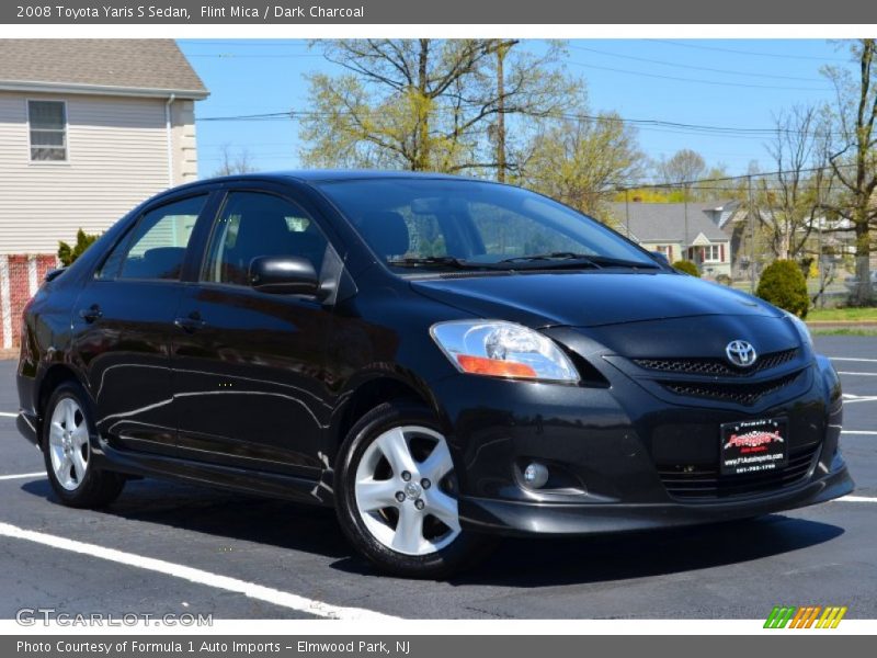 Flint Mica / Dark Charcoal 2008 Toyota Yaris S Sedan